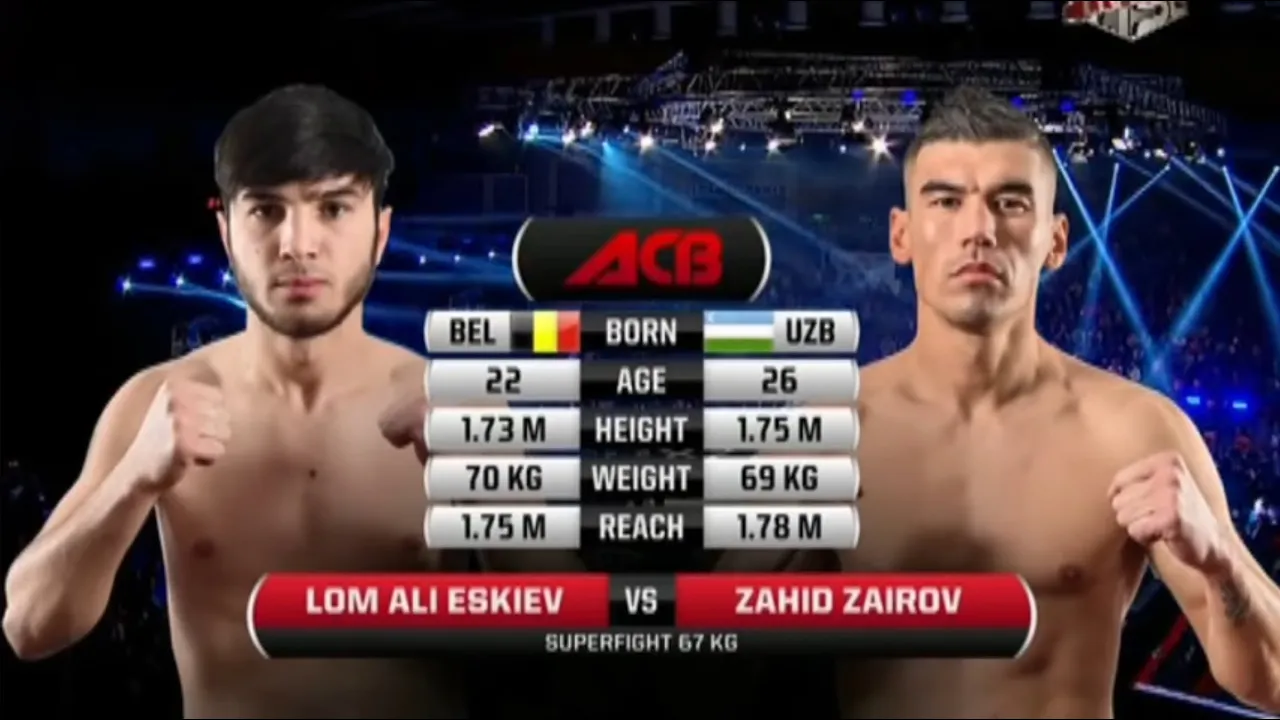 Лом-Али Эскиев vs. Захид Заиров | Lom-Ali Eskiev vs. Zahid Zairov | ACB KB 3