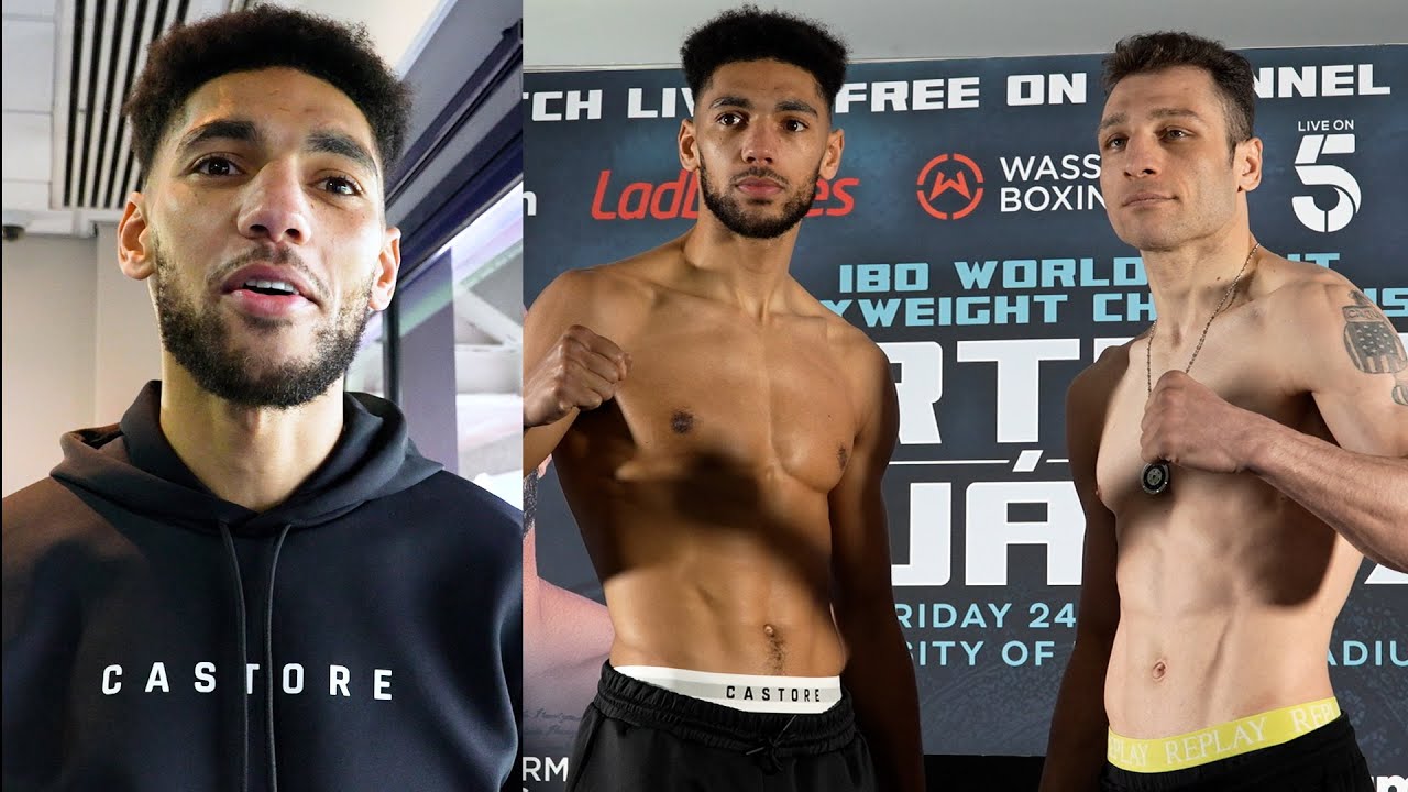 Niall Brown v Bahadur Karami weigh-in plus a quick chat 7-0 Middleweight prospect Niall. background