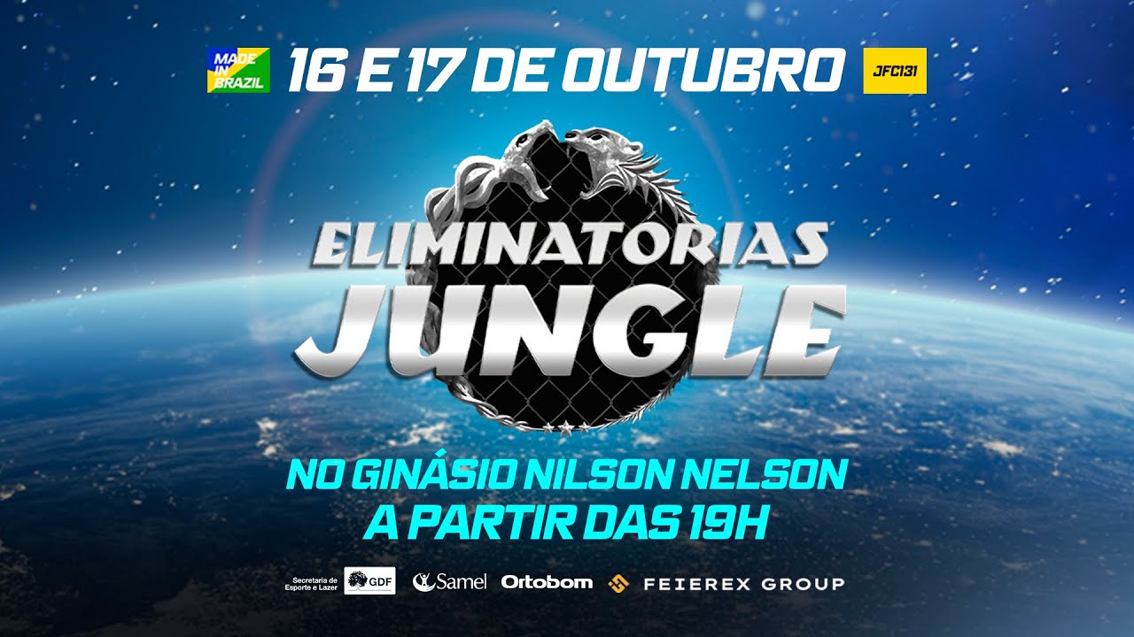 AO VIVO | JUNGLE FIGHT ELIMINATÓRIAS - BRASÍLIA DF backdrop