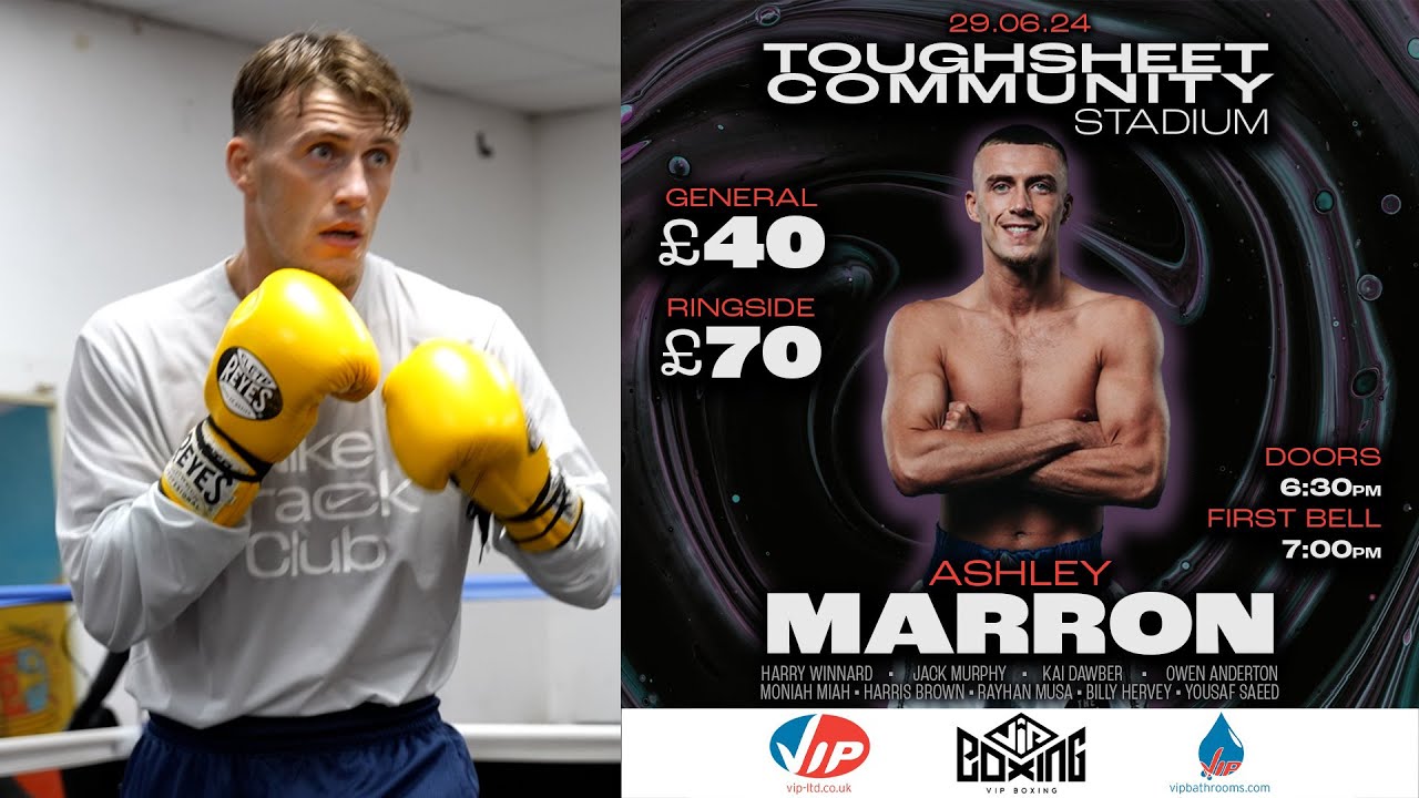 WE GO IN THERE AND GET THE WIN. Ashley Marron takes on Darren Smith on June 29th
