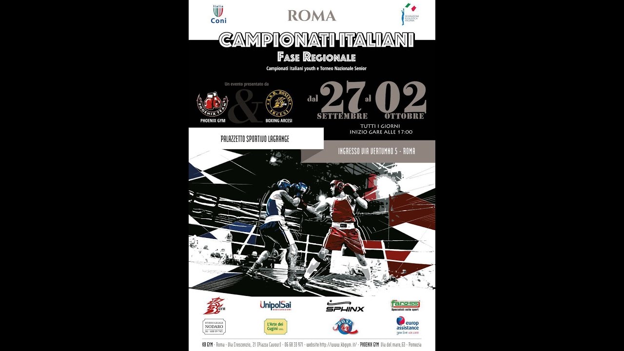 Kg 49 Mario Iuliano (SS Lazio) VS Simone Petruzzella (Frascati Boxe) background