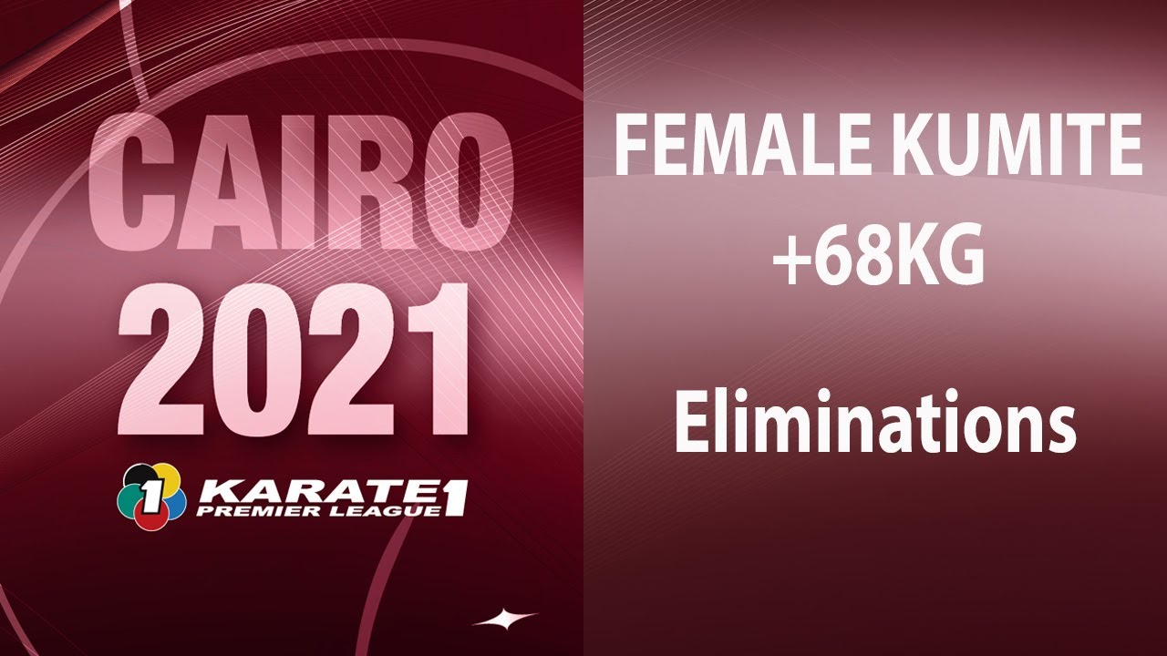 Karate1 Premier League Cairo | Female +68K -Pool 2 | WORLD KARATE FEDERATION background