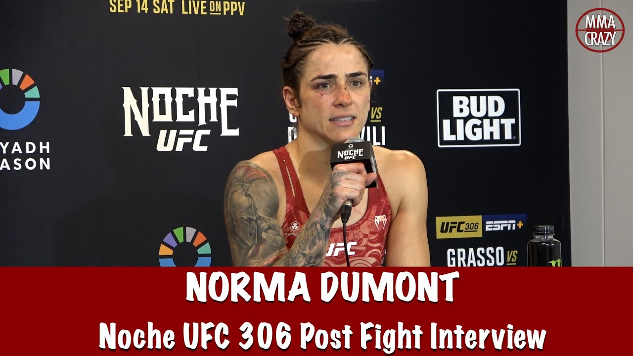 Norma Dumont Knew it was gonna be a war, Predicts Kayla Harrison vs Ketlen Vieira for UFC 3076 backdrop