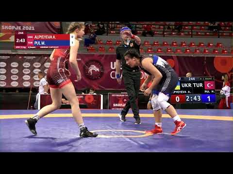 Round 1 WW - 72 kg: A. ALPYEYEVA (UKR) v. M. PUL (TUR)