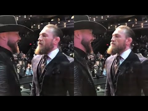 *New Angle - Intriguing Footage Of Conor McGregor's Behavior When Facing Off