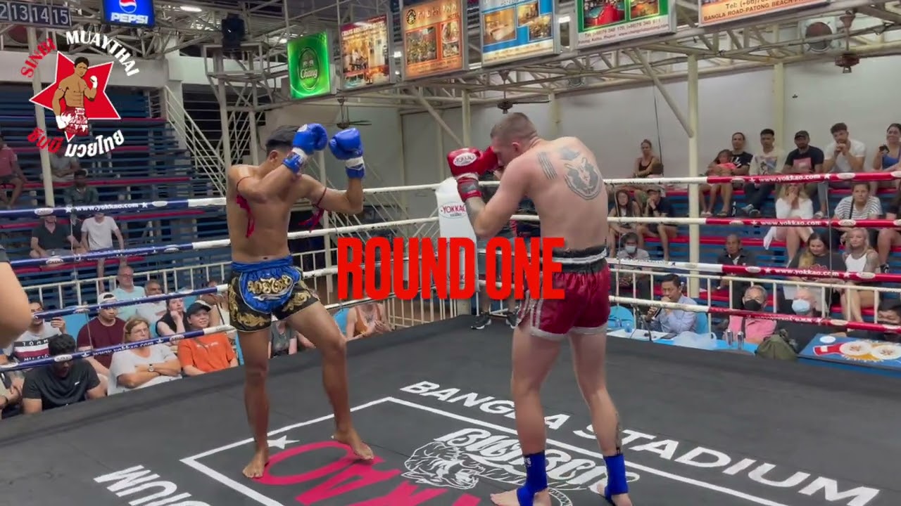Ryan Sinbimuaythai from England fights at Bangla Boxing Stadium, 19th August 2022
