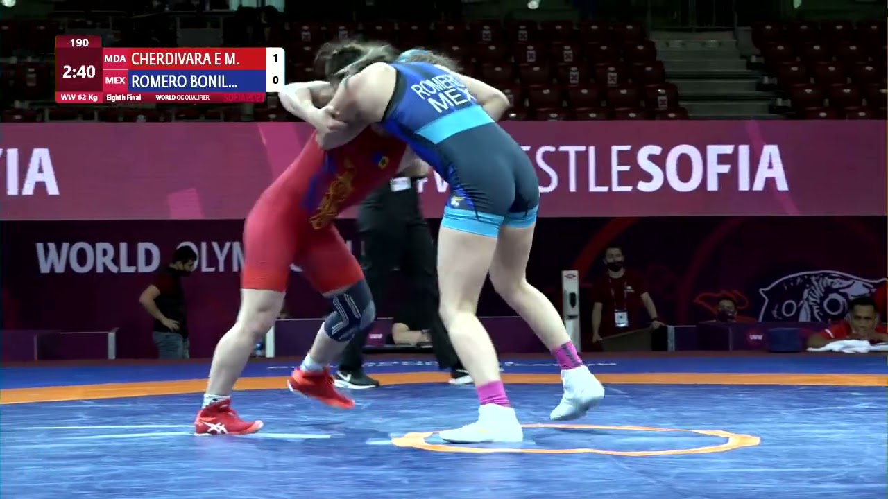 1/8 WW - 62 kg: M. CHERDIVARA E (MDA) v. A. ROMERO BONIL (MEX) background