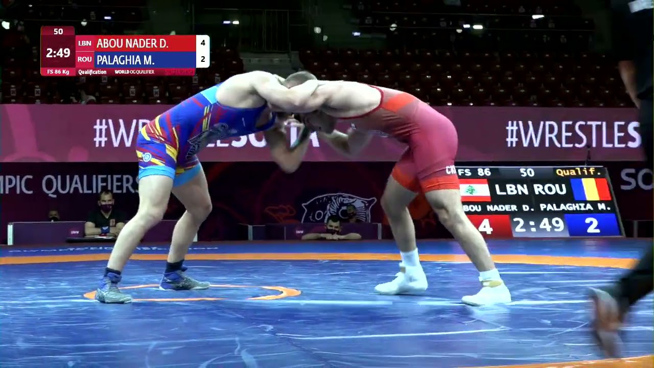 Qual. FS - 86 kg: D. ABOU NADER (LBN) v. M. PALAGHIA (ROU)