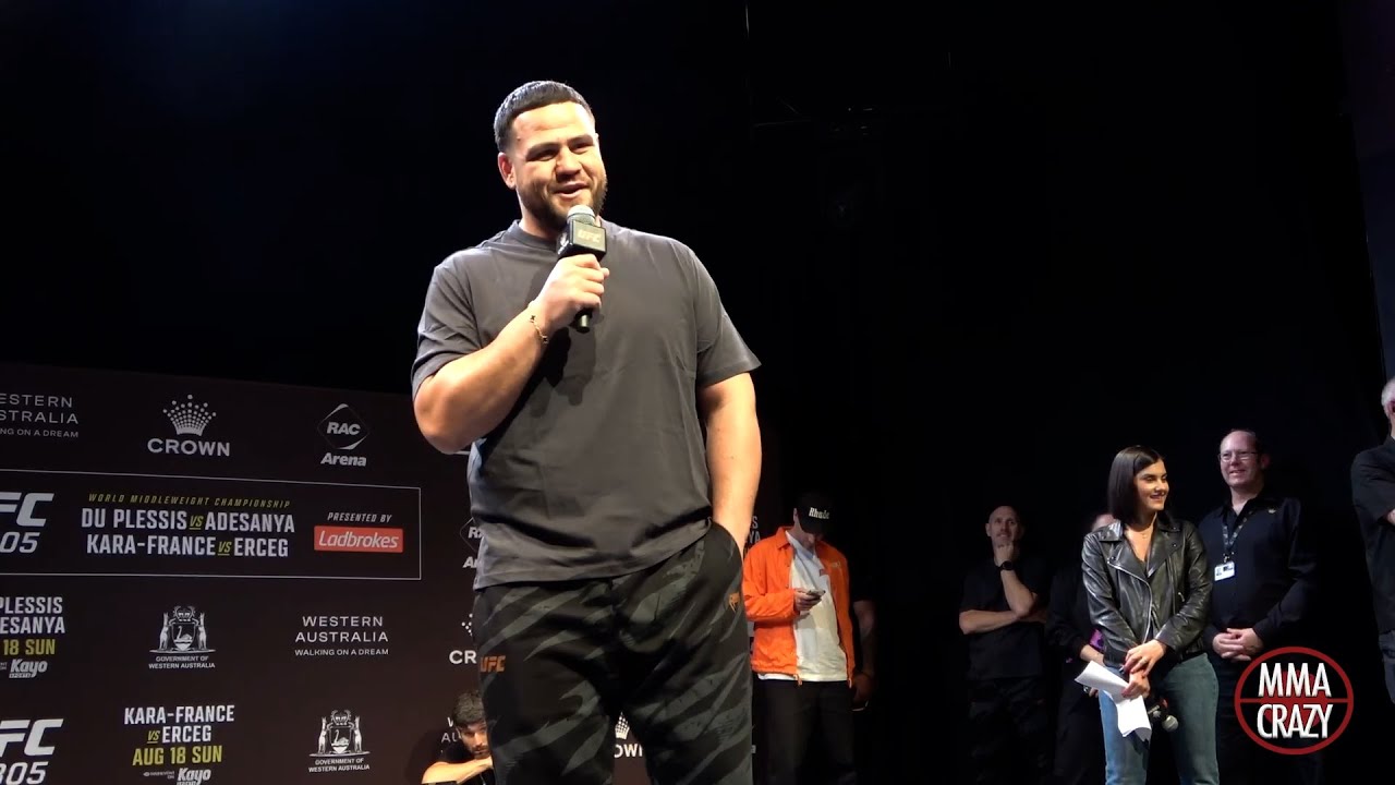 Tai Tuivasa reveals favourite shoe to do a shoey out of UFC 305 Q&A background