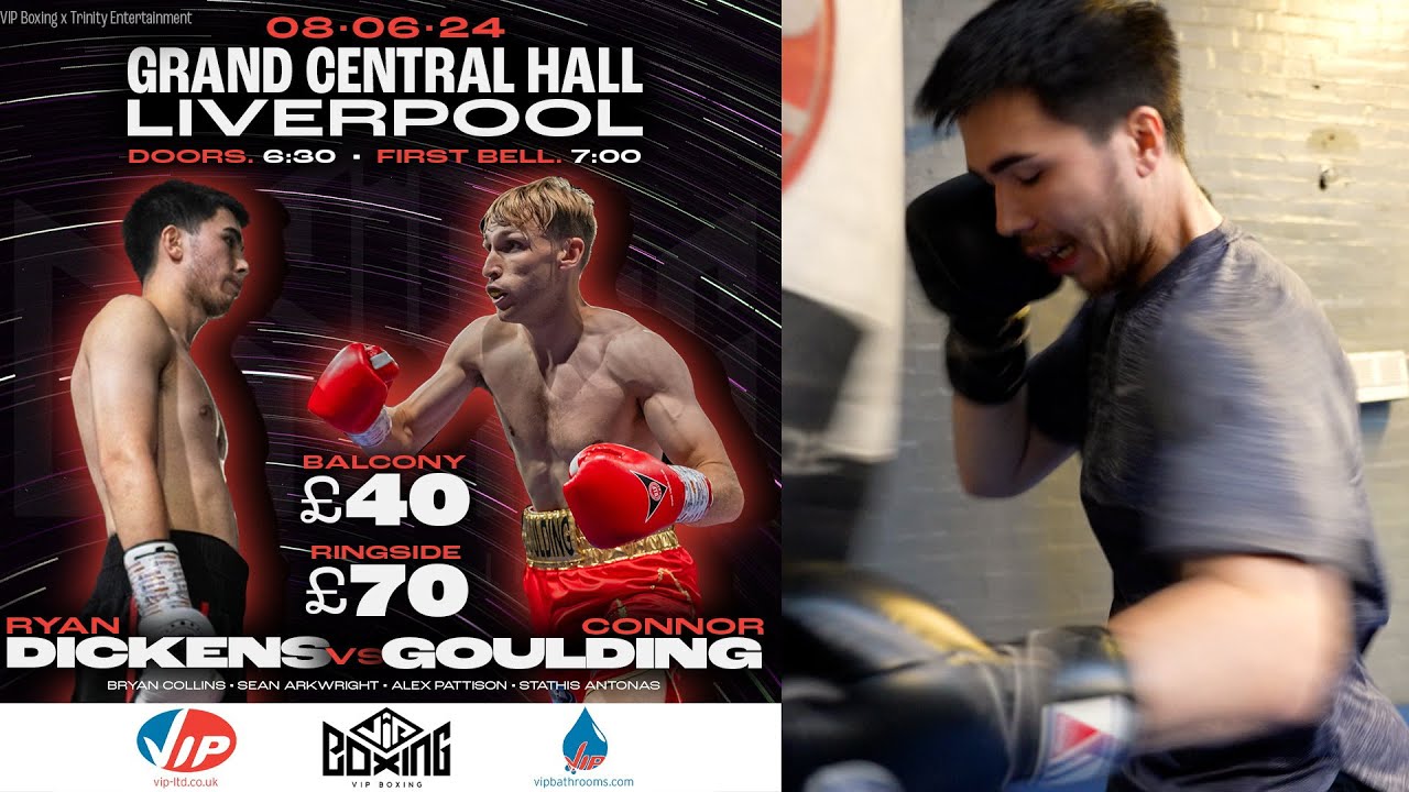 RYAN DICKENS chats about his VIP PROSPECT vs VIP PROSPECT bout against CONNOR GOULDING on June 8th background