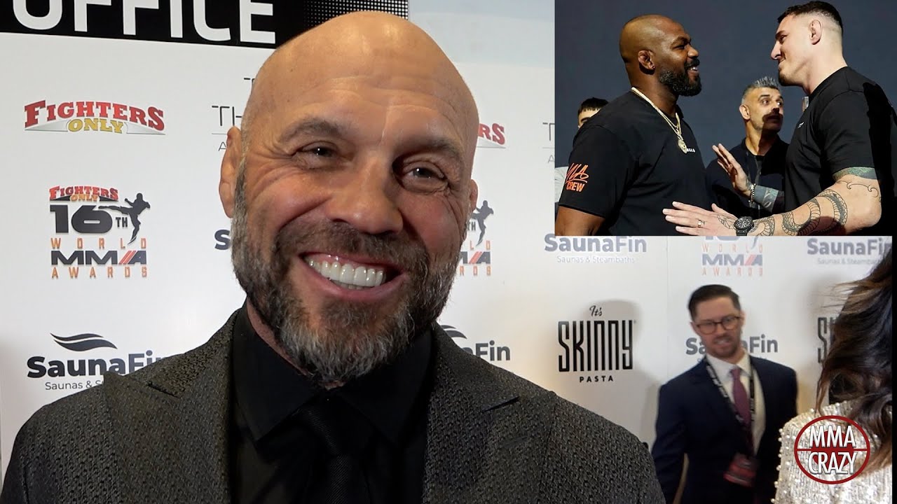 Randy Couture on Jon Jones vs. Tom Aspinall “Tom has earned the right to that fight” background