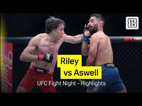 Luke Riley vs Michael Aswell Jr. | UFC Fight Night | DAZN Highlights