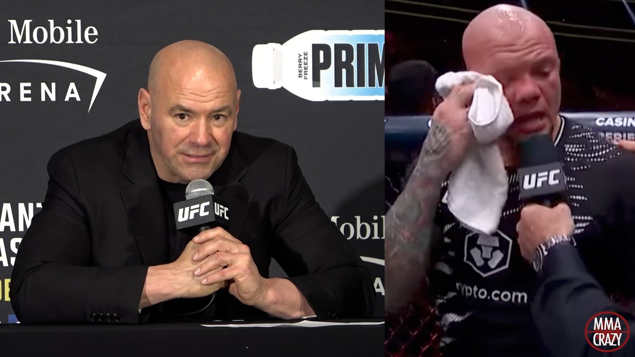 Dana White "They should ALL RETIRE" Reacts to Anthony Smith, Clay Guida & Chris Weidman losses background