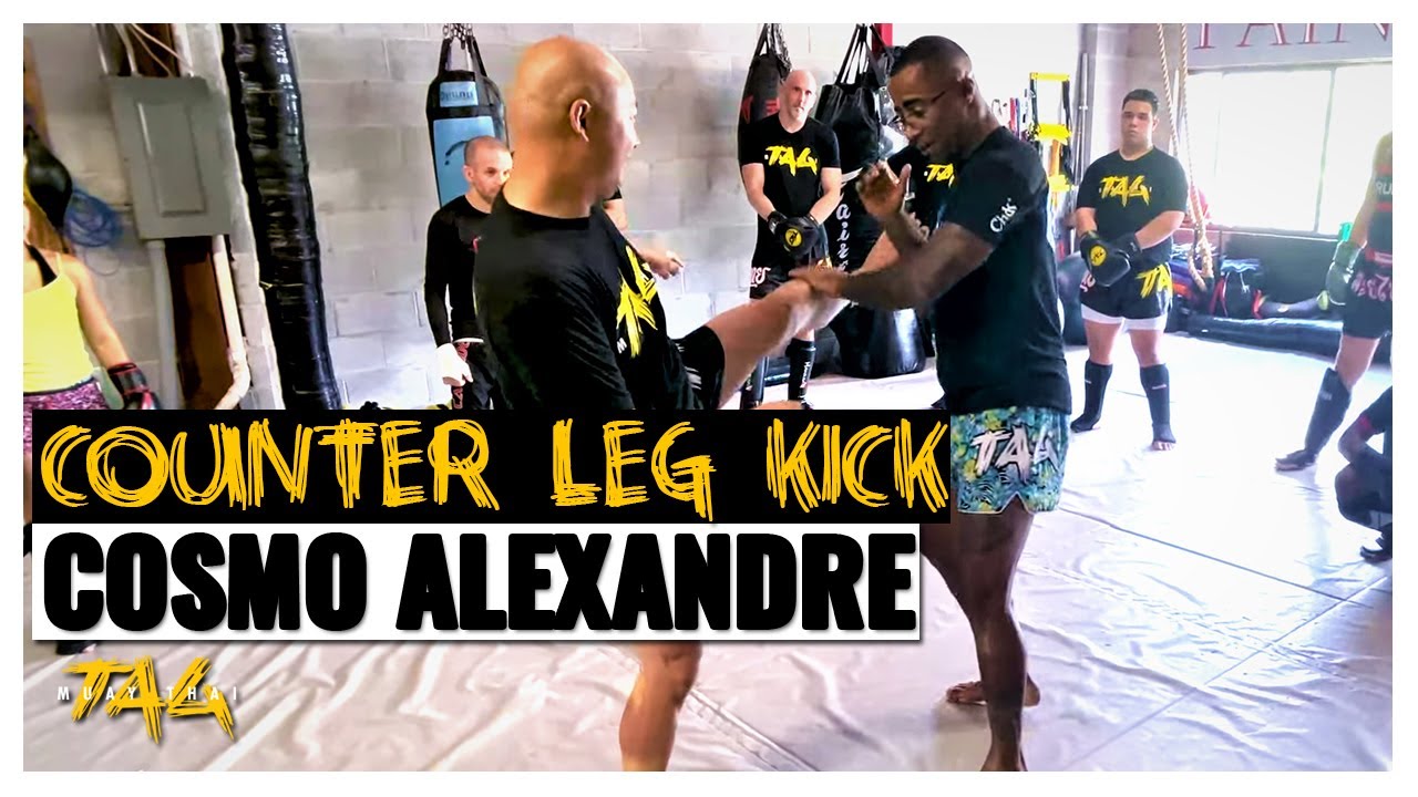 Counter Leg Kick with Cosmo Alexandre