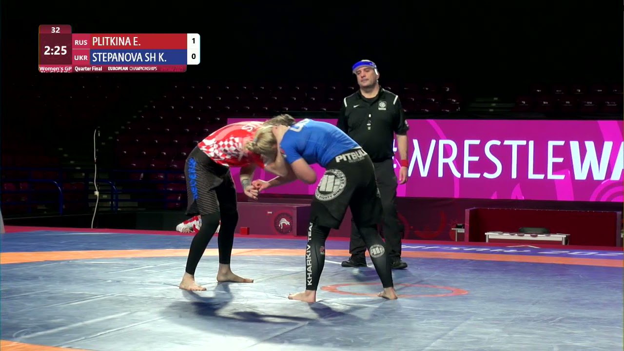 1/4 Women's GP No-Gi - 64 kg: E. PLITKINA (RUS) v. K. STEPANOVA SH (UKR)