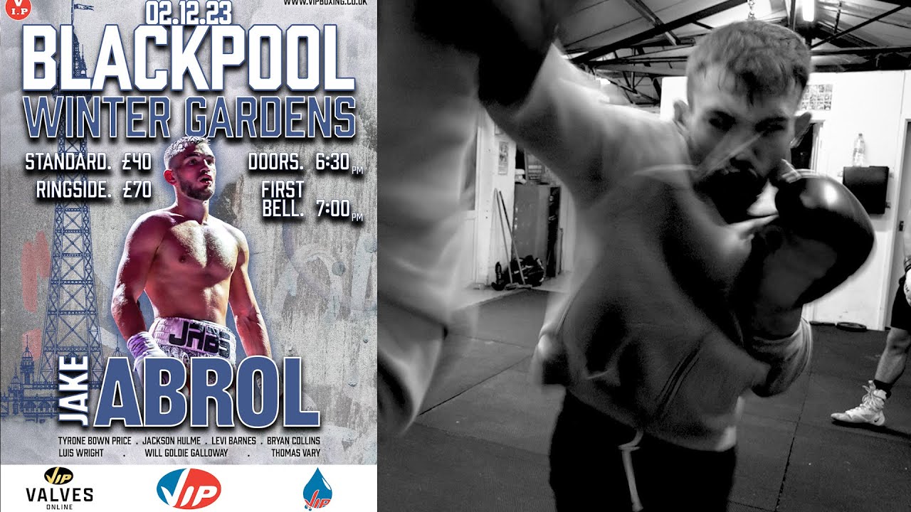 Jake Abrol gets what could be his toughest test to date in Jordan Ellison on Dec 2nd in Blackpool background