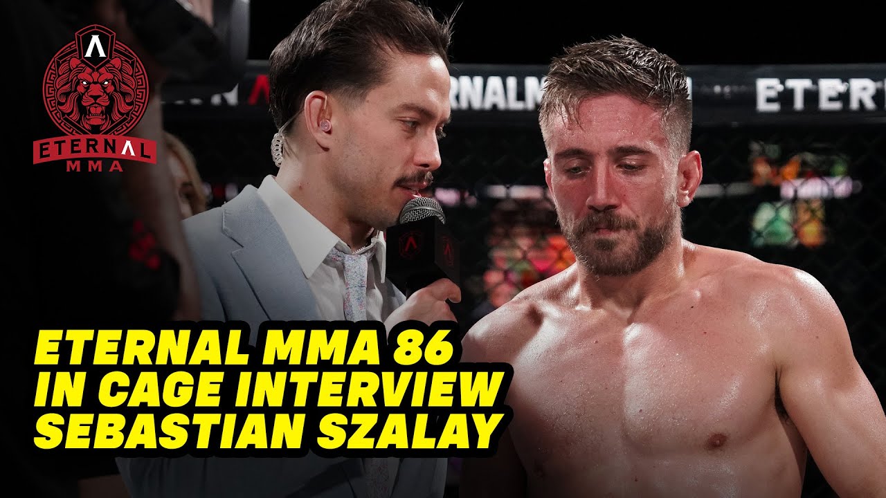 Eternal MMA 86: Sebastian Szalay: In Cage Interview background