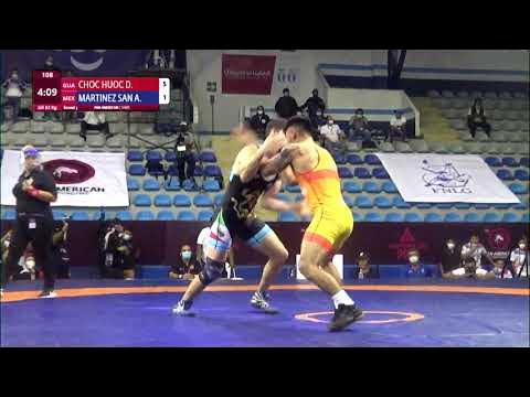 Round 3 GR - 82 kg: D. CHOC HUOC (GUA) v. A. MARTINEZ SAN (MEX)