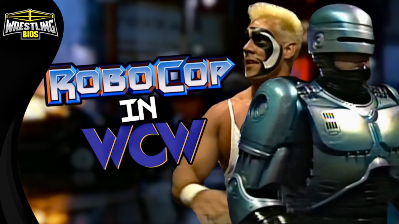 The Story of RoboCop in WCW background
