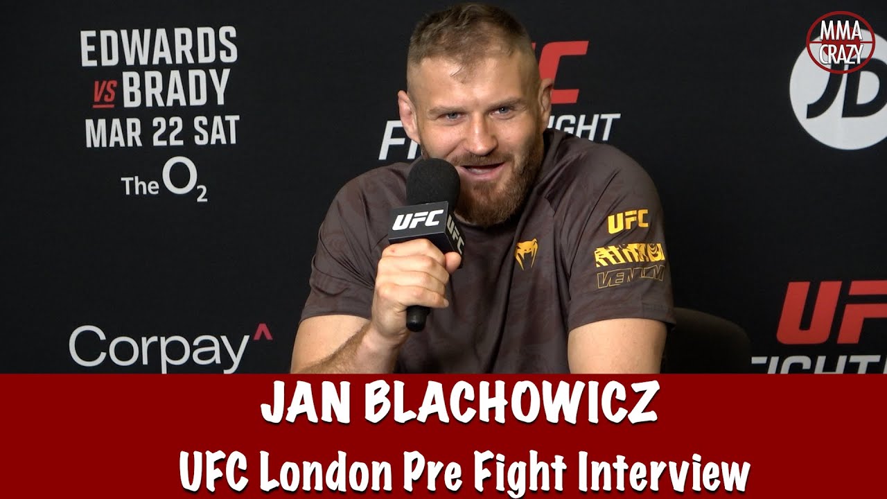 Jan Błachowicz predicts 3rd round KO over Carlos Ulberg at UFC London backdrop