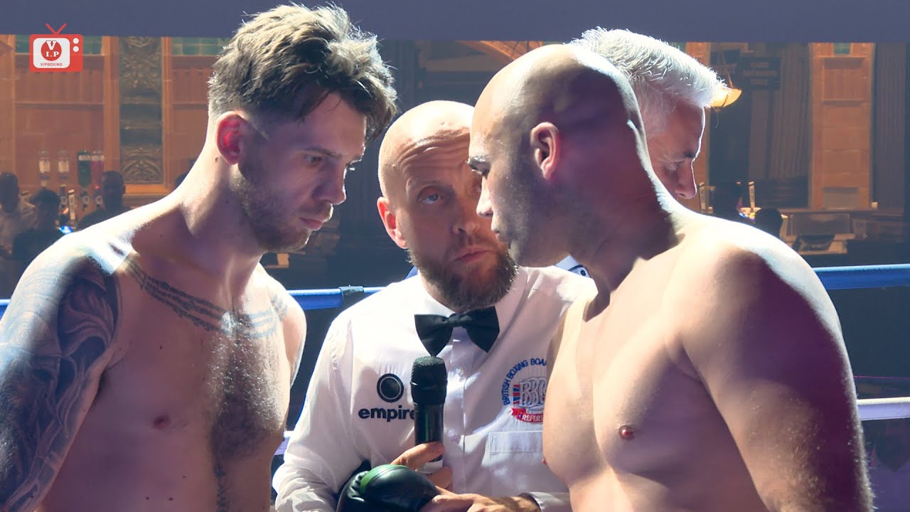 Jake Barton v Ryan Labourn in Blackpool on VIP's Winter Gardens show 9/9/2023 background