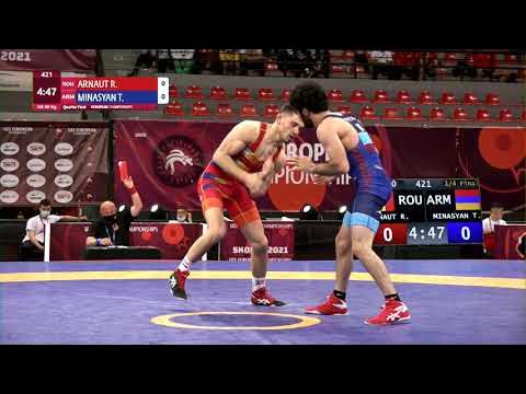 1/4 GR - 60 kg: R. ARNAUT (ROU) v. T. MINASYAN (ARM)