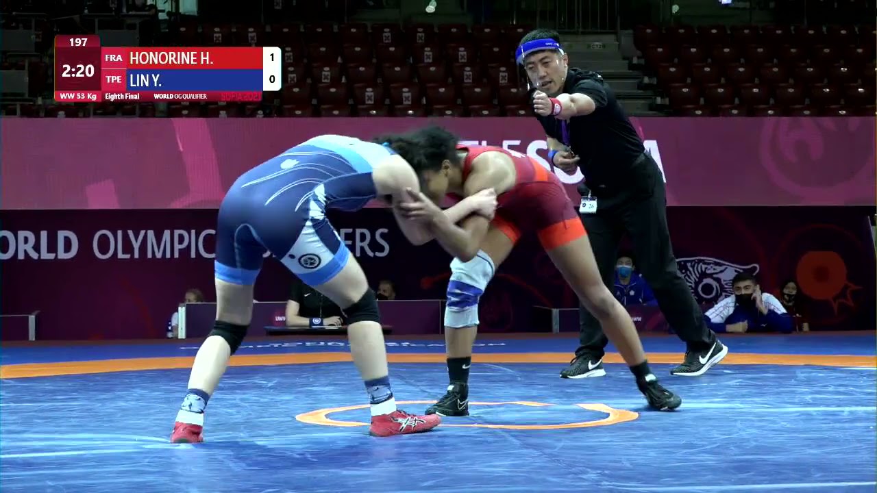 1/8 WW - 53 kg: H. HONORINE (FRA) v. Y. LIN (TPE)