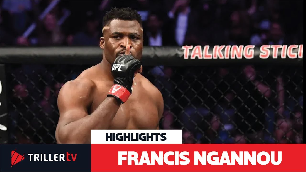 Francis Ngannou Monster Power KO Highlights background