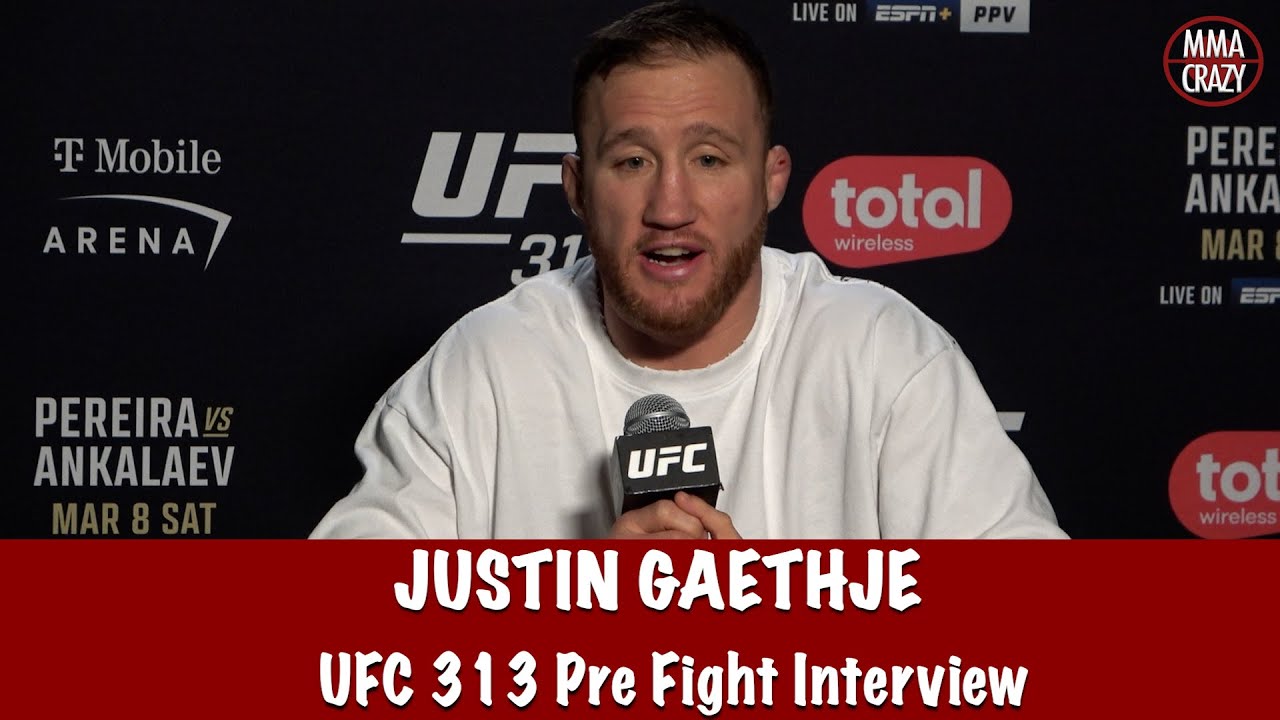 Justin Gaethje plans on “WAR” with Rafael Fiziev “I don’t plan on going hospital” | UFC 313 background