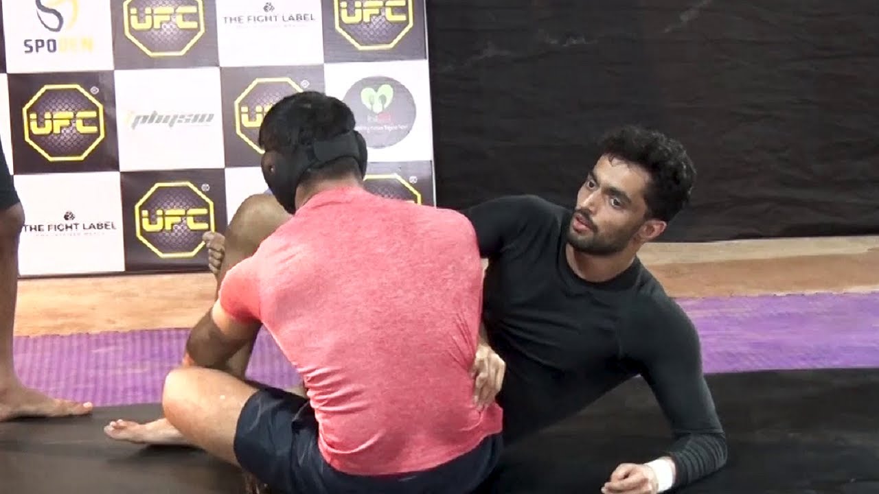 Pulkit vs. Abhishek | Ultimate Grappling Championship 1 Quarter-Finals | BJJ | Grappling | India background