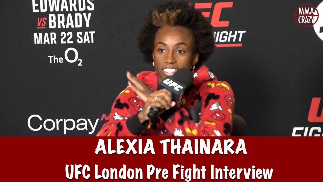 Alexia Thainara will make Molly McCann “TERRIFIED” If it goes to the ground background