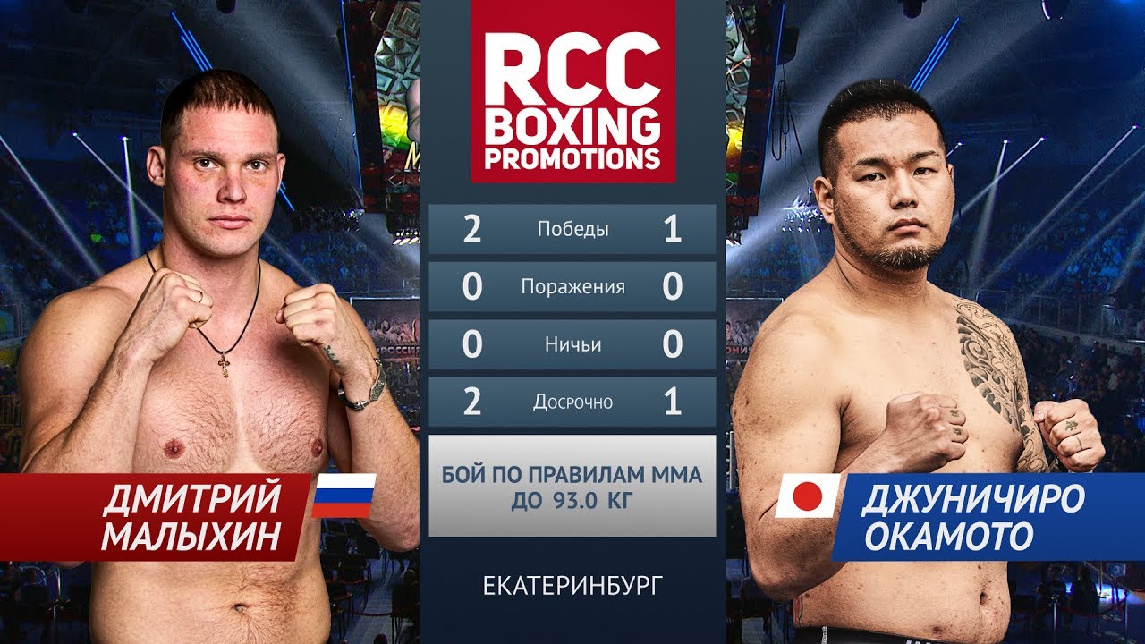 Дмитрий Малыхин vs Джуничиро Окамото / Dmitry Malihin vs Junichiro Okamoto
