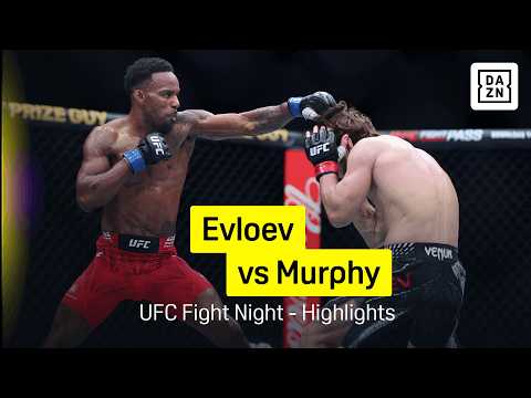 Movsar Evloev vs Lerone Murphy | UFC Fight Night | DAZN Highlights