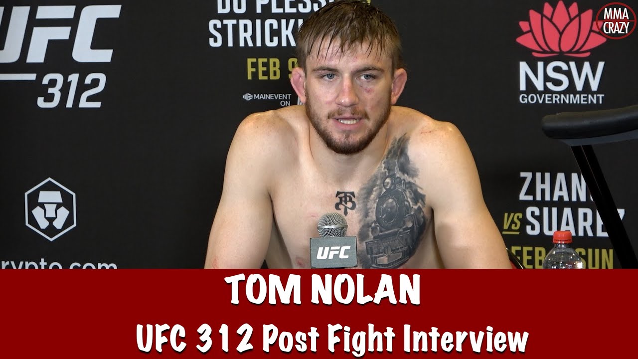 Tom Nolan talks laughing in the middle of the fight ‘Expected to grapple more’ background