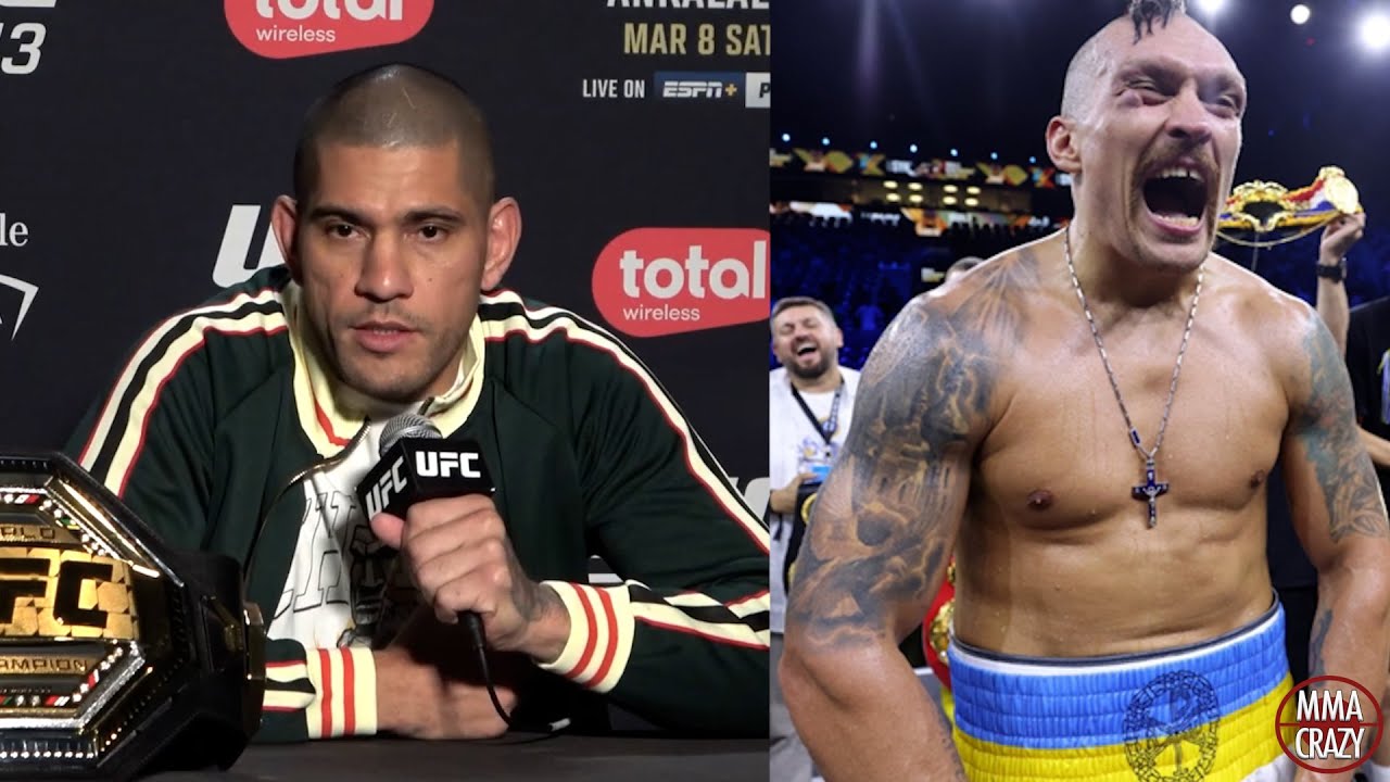 Alex Pereira reveals Oleksandr Usyk, Jon Jones & Dricus du Plessis in his future plans background