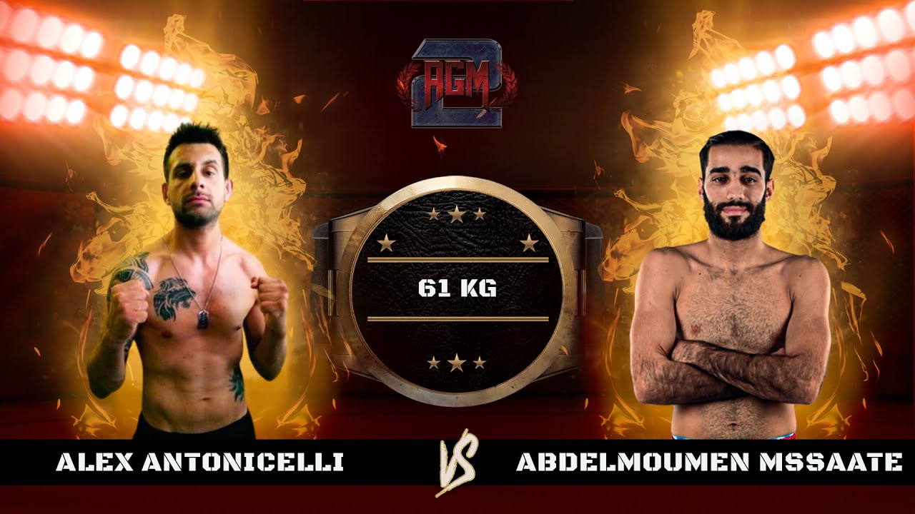 Alex ANTONICELLI vs Abdelmoumen MSSAATE By VXS au #ARENA GOLIATH MMA 2 #AGM 2