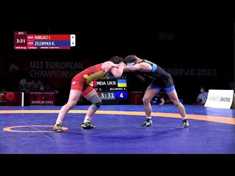 GOLD WW - 65 kg: I. RINGACI (MDA) v. K. ZELENYKH (UKR) backdrop