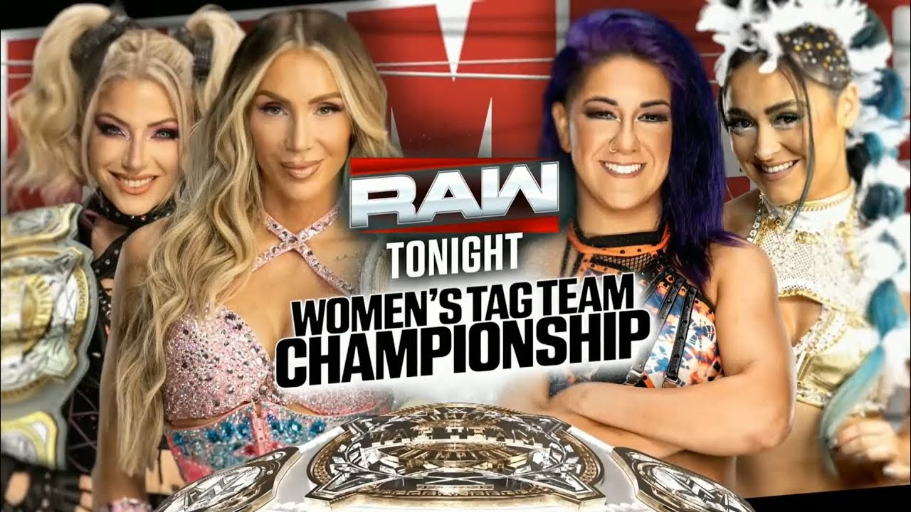 Alexa Bliss & Charlotte Flair vs Bayley & Lyra Valkyria | Raw Oct 27, 2025 (Part 2) background