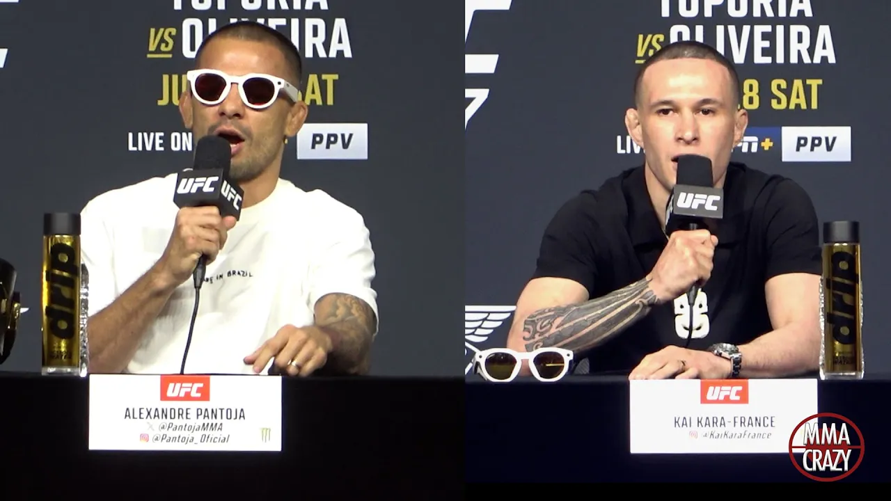Alexandre Pantoja vs Kai Kara France Press Conference Highlights UFC 317