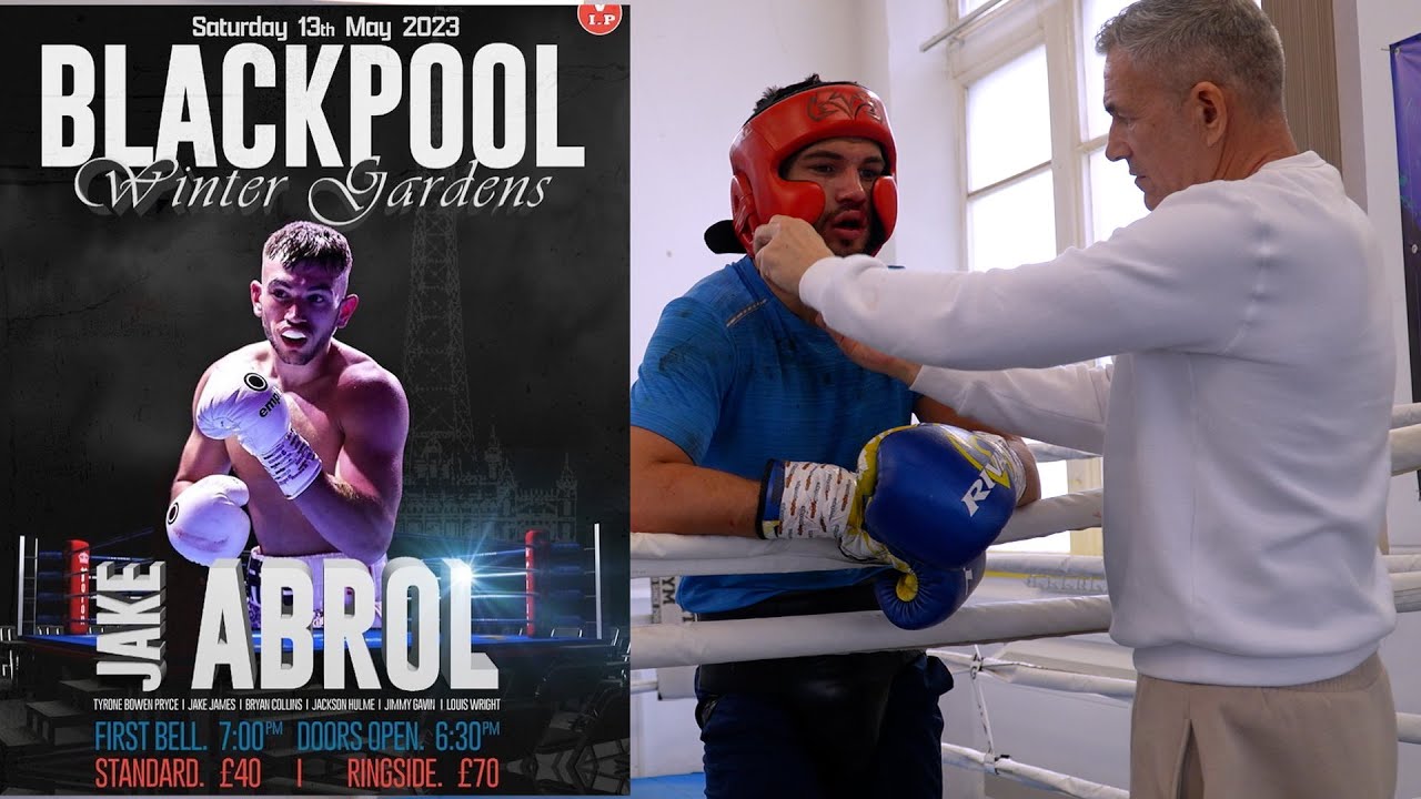 VIPtv Catches up with Blackpool's top prospect Jake Abrol as he spar WBO Euro Champ Sean McComb.