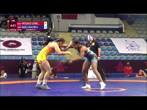 Round 5 WW - 55 kg: N. VASQUEZ GOME (GUA) v. V. KAZE GASCON (CAN)