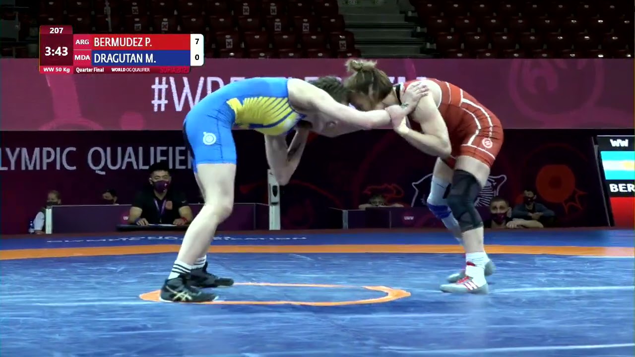 1/4 WW - 50 kg: P. BERMUDEZ (ARG) v. M. DRAGUTAN (MDA)