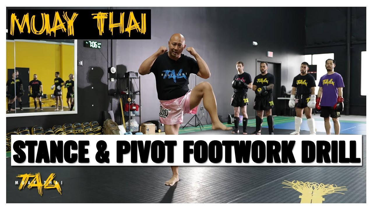 Muay Thai Stance & Pivot Footwork Drill