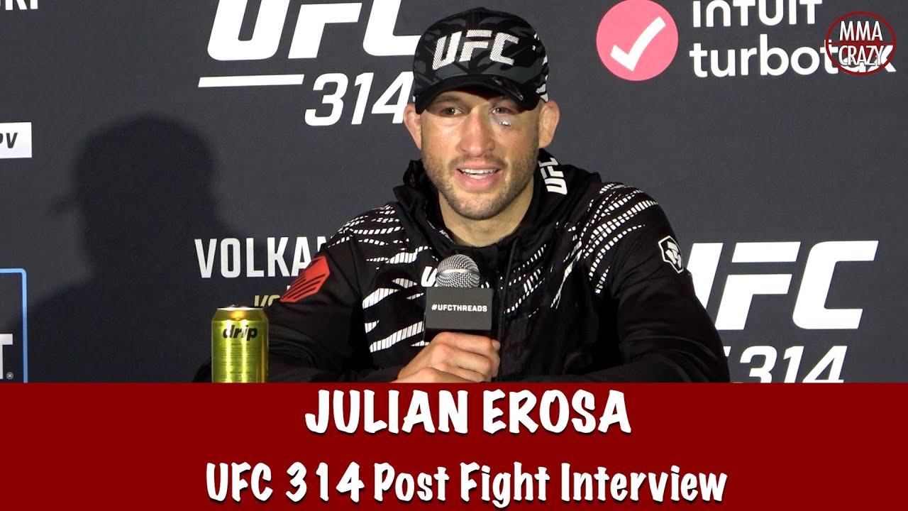Julian Erosa talks on past Paddy Pimblett fight, speaks on if TKO stoppage was late at UFC 314
