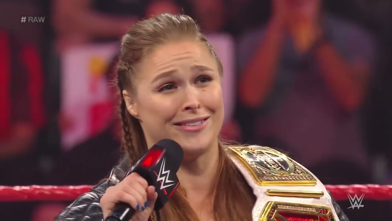 Ronda Rousey reminds Becky Lynch who she’s dealing with at Survivor Series: Raw, Nov. 5, 2018 background