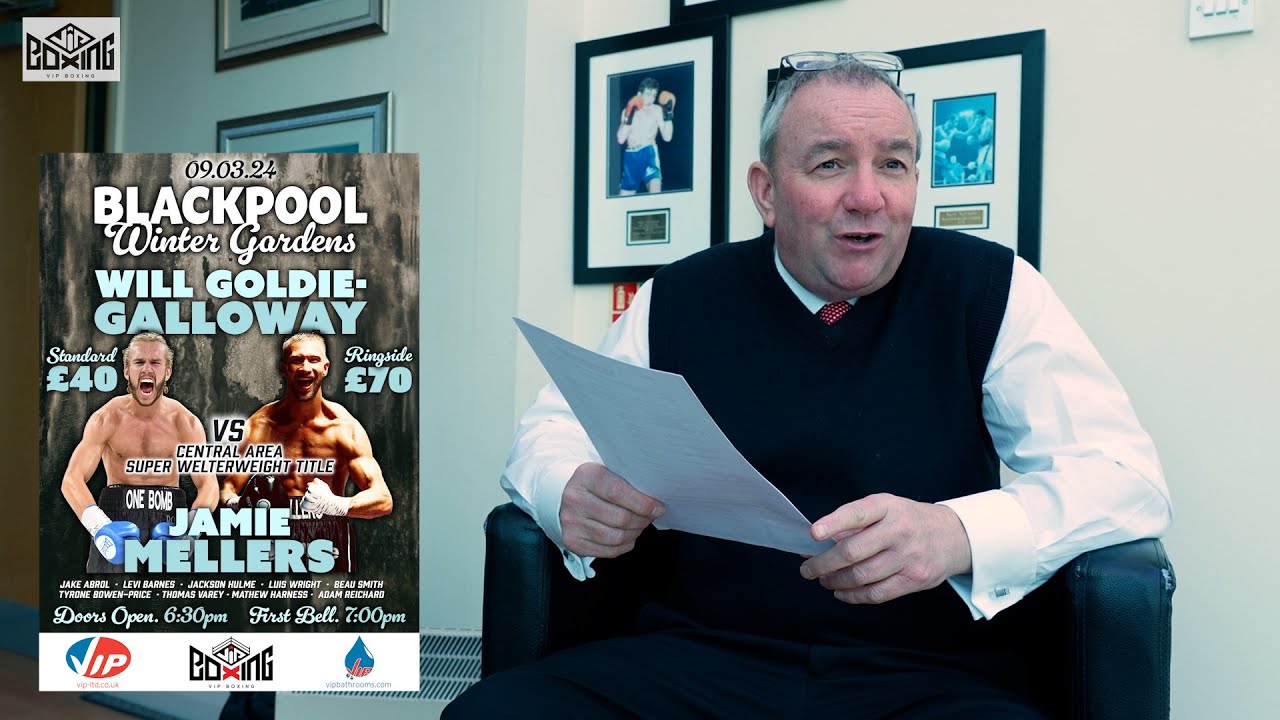 Steve Wood run through his next show in Blackpool, full of quality fighters & 50/50 fights(9.3.2024)