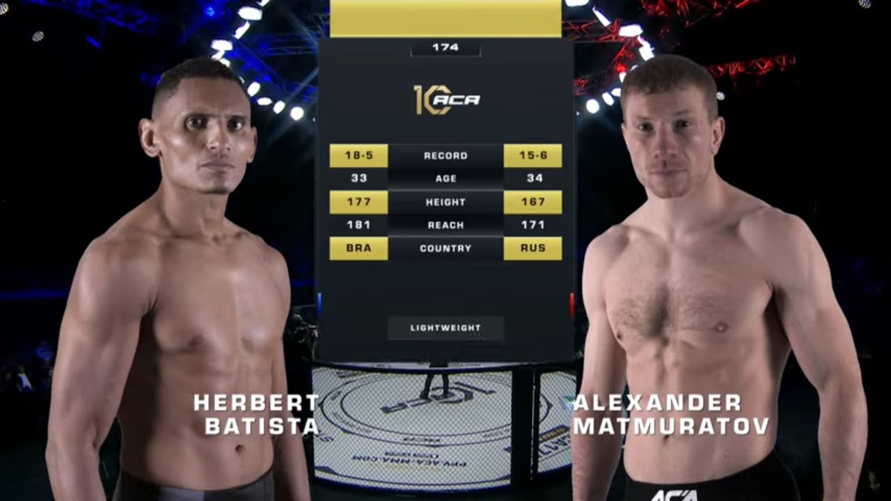 Герберт Батиста vs. Александр Матмуратов | Herbert Batista vs. Alexander Matmuratov | ACA 174