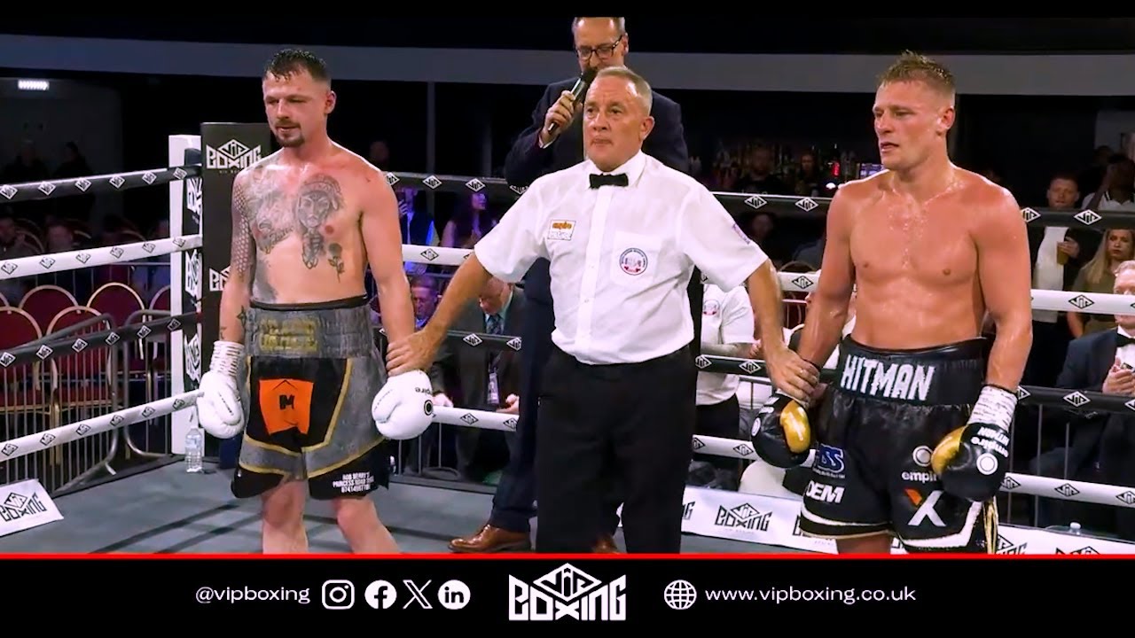Jordan Ellison vs Tommy Hodgson at VIP's Rainton Arena Show on (4 May 2024) background