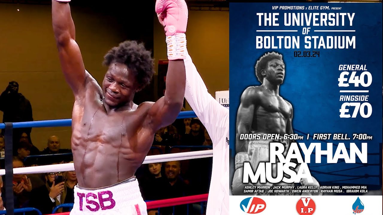 ''The Silverback'' aka Reyhan Musa returns to VIP's Bolton show on Mar 2nd, looking to move to 2-0 background