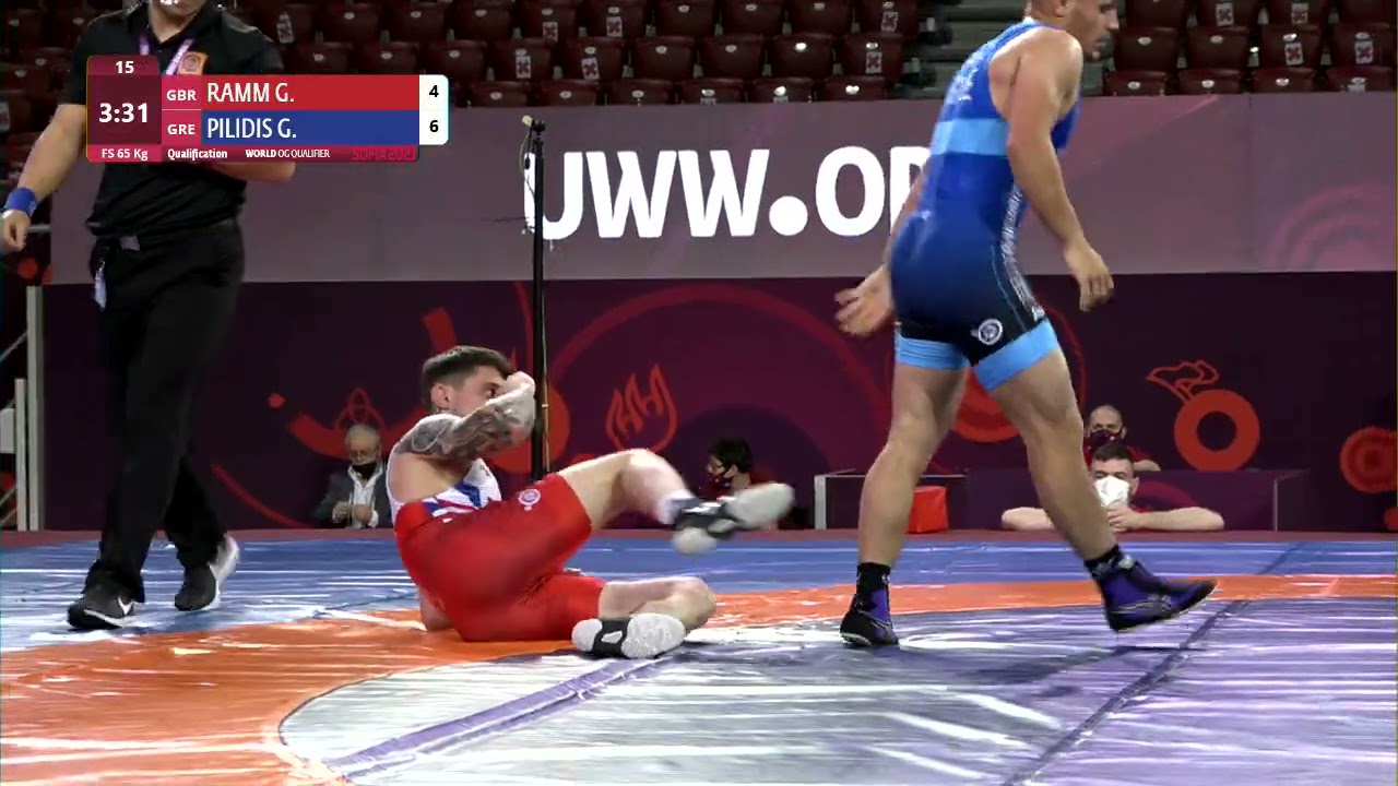 Qual. FS - 65 kg: G. RAMM (GBR) v. G. PILIDIS (GRE)